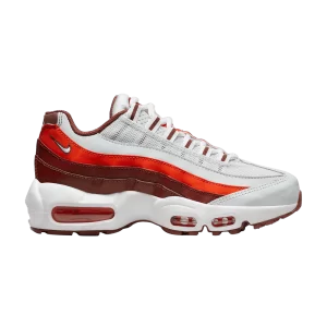 Nike Air Max 95 Recraft GS 'Photon Dust Picante Red' Photon Dust/Poney foncé/Rouge épicé/Blanc CJ3906 017