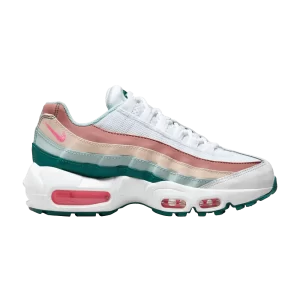 Nike Air Max 95 Recraft GS 'White Geode Teal Pink' Blanc/Geode Teal/Jade Ice/Rose Spell CJ3906 109