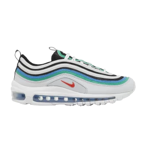 Nike Air Max 97 GS 'Pure Platinum Light Crimson' Platine pur/Noir/Blanc/Cramoisi clair 921522 031