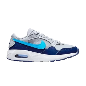 Nike Air Max SC GS 'Pure Platinum Blue Lightning' Platine pur/Blanc/Bleu royal profond/Bleu éclair CZ5358 011