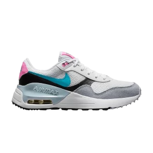 Nike Air Max SYSTM GS « Couleurs vives ! » Blanc/Noir/Bleu Murmure/Bleu Éclair DQ0284 106