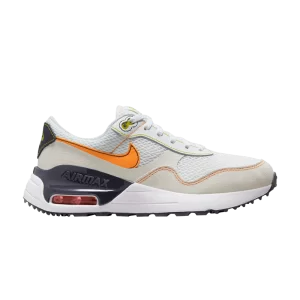 Nike Air Max SYSTM GS 'Blanc Vivid Orange' Blanc/Orange vif/Voile DQ0284 109
