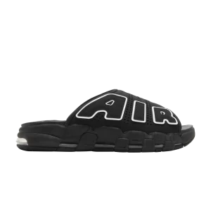 Nike Air More Uptempo Slide 'Noir - Semelle Noire' Noir/Noir/Clair/Blanc DV2137 001