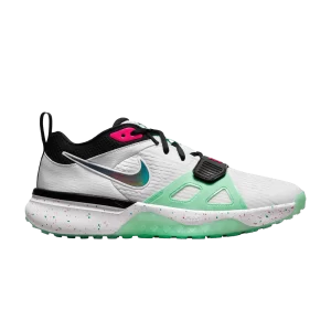 Nike Air Zoom Diamond Elite Turf 'White Green Glow' Blanc/Platine pur/Vert lueur/Noir DZ0503 100