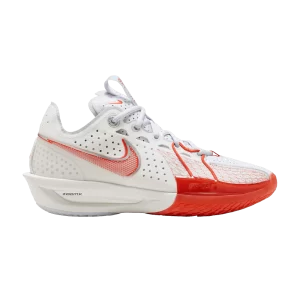 Nike Air Zoom GT Cut 3 EP 'White Picante Red' Blanc sommet/Rouge épicé/Gris football/Argent métallique DV2918 101