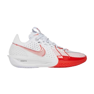 Nike Air Zoom GT Cut 3 'White Picante Red' Blanc sommet/Noir/Gris football/Rouge épicé/Argent métallique DV2913 101