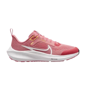 Nike Air Zoom Pegasus 40 GS 'Coral Chalk' Craie corail/Impulsion citron/Corail marin/Blanc DX2498 600