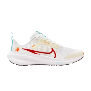 Nike Air Zoom Pegasus 40 GS 'Year of the Dragon' Voile/Blanc/Rouge université/Blanc/Lait de coco/Blanc/Vert vapeur/Gris/Vert cactus FZ5526 161