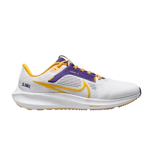 Nike Air Zoom Pegasus 40 'LSU' Blanc/Court Violet/University Gold DZ5959 100