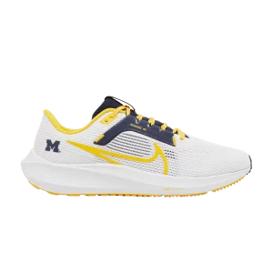Nike Air Zoom Pegasus 40 'Michigan' Blanc/Navy College/Jaune DZ6001 100