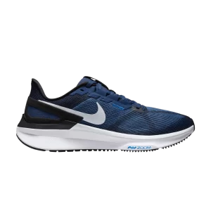 Nike Air Zoom Structure 25 'Midnight Navy Platinum' Flotte de minuit/Blanc/Noir/Platine pur DJ7883 400