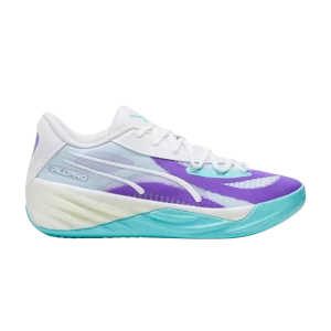 Puma All-Pro Nitro 'Deep Aqua Purple Glimmer' Baskets Aqua Profond/Pourpre Mica 309689 02