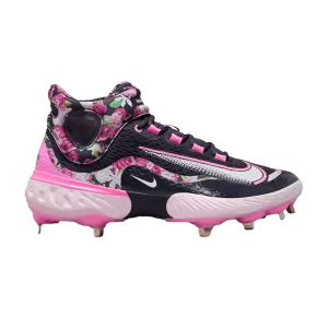 Nike Alpha Huarache Elite 4 Mid Premium 'Mother's Day' Gridiron/Spell Rose/Blanc/Perle Rose FJ8877 001