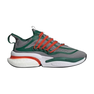 adidas Alphaboost V1 'NCAA Pack - Miami' Gris Trois/Team Vert Foncé/Team Orange IE1038