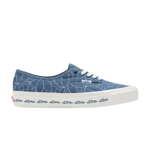 Vans Alva Skates x Authentic 44 DX 'Floral Stitch' Baskets Indigo IUD VN0005U8NVY