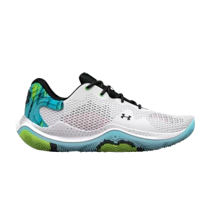 Under Armour Anatomix Spawn 4 Baskets imprimées 'Brushstroke' Blanc/Noir 3025345 102