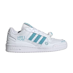 adidas André Saraiva x Forum Low J 'Love Union' Baskets Blanc Nuage/Blanc Nuage/Blanc Nuage HP6284