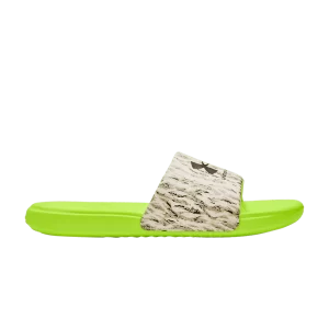 Under Armour Ansa Graphic Slide 'Lime Surge Tiger Camo' Baskets Blanc Sommet/Lime Splash 3024434 111
