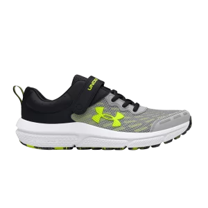 Under Armour Assert 10 AC PS Wide 'Mod Grey High Vis Yellow' Baskets Mod Gris/Noir/Jaune Haute Sécurité 3026186 102