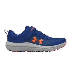 Under Armour Assert 10 AC PS Wide 'Tech Blue Orange Blast' Baskets Tech Bleu/Mod Gris/Orange Burst 3026186 400