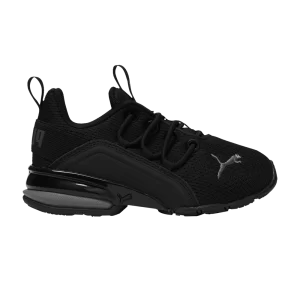 Puma Axelion Mesh Little Kid 'Black Dark Coal' Baskets Noir/Charbon Foncé 194286 23