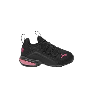 Puma Axelion Mesh Baskets pour tout-petits 'Black Garnet Rose' Noir/Grenade rose 194346 26