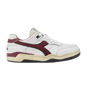 Baskets Diadora B.560 Occasion 'White Ruby Wine' Blanc/Rubis wine 201 180117 C9725