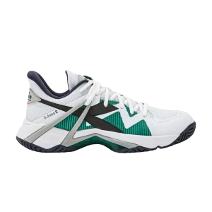 Baskets Diadora B.Icon 2 AG 'White Turquoise' Blanc/Noir/Bleu Corsaire 101 179099 D0261