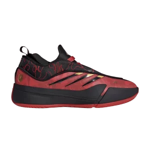 adidas BAPE x Dame 9 'Black Scarlet' Baskets Better écarlate/noir/or métallique IH0786