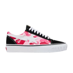 Vans BAPE x Old Skool 36 'ABC Camo' Baskets Rose/Bleu/Vert VN000E6VE36