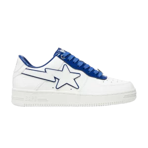 Baskets Bapesta #8 M1 'White Navy' Blanc/Marine 1J30191017 NVY