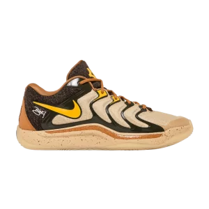 Des baskets Bink ! x Nike KD 17 'Producteur Pack' Sésame/Or université/Vert rugueux/Monarque HJ4464 200