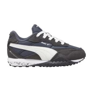 Puma Blacktop Rider Little Kid 'Flat Dark Grey' Baskets Plat couleur gris foncé/gris 393758 01