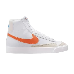 Nike Blazer Mid '77 GS 'Blanc Total Orange' Blanc/Bleu Photo/Ghost/Orange Total DA4086 116