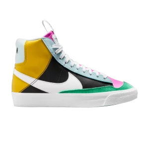 Nike Blazer Mid '77 SE GS 'Just Do It – Couleur lilas dépareillée/Marron clair/Grassin à peine/Blanc FJ2952 500