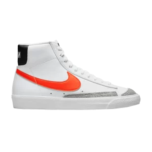 Nike Blazer Mid '77 Vintage 'White Safety Orange' Blanc/Gris loup/Noir/Orange sécurité BQ6806 123
