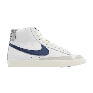 Nike Blazer Mid '77 'Washed Denim' Blanc/Midnight Fleet/Voile FN6877 100
