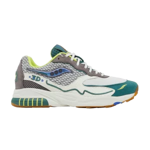 Baskets Saucony Bodega x 3D Grid Hurricane 'Loyal to the Sport' Crème/Vert S70764 1