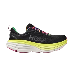 Baskets HOKA Bondi 8 'Black Rainbow' Noir/Citrus Shine 1123202 BCGL