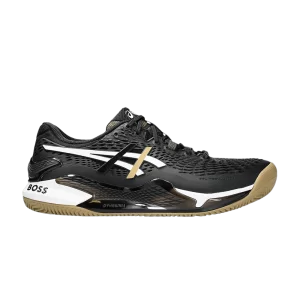 ASICS BOSS x Matteo Berrettini x Gel Résolution 9 Argile 'Black Camel' Noir/Camel 1041A458 001
