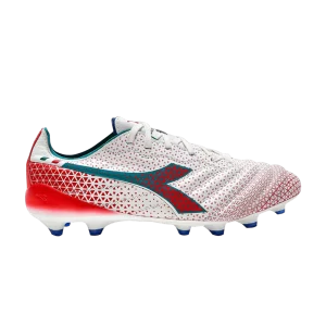 Baskets Diadora Brasil Elite Tech GR Made in Italy LPX 'White Tile Blue Red 'Blanc/Tile bleu/Fluorescent rouge 101 179597 D0663