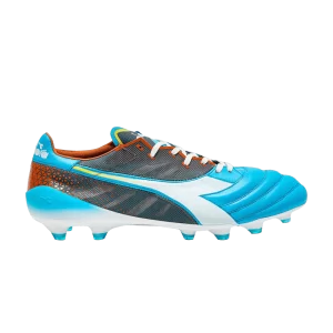 Baskets Diadora Brasil Elite Veloce GR Made In Italy LPX 'Blue Fluo Orange' Fluo Bleu/Blanc/Orange 101 179596 D0954