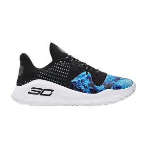 Curry Brand Bruce Lee x Curry 4 Low FloTro 'Dark Water' Baskets Noir/Bleu ciel 3028115 001