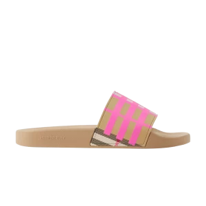 Burberry Wmns Check Slide 'Bubblegum Pink' Baskets Rose bubblegum 8072373