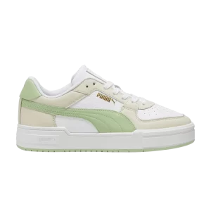 Puma CA Pro Classic 'White Pure Green' Baskets Blanc/Montagne Neige/Vert Pur 380190 37