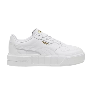 Puma Cali Court Big Kid 'White Gold' Baskets Blanc/Or 394384 03