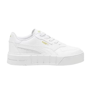 Puma Cali Court Little Kid 'White Gold' Baskets Blanc/Or 394385 03