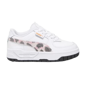 Puma Cali Dream Little Kid 'Animal Print – White Peach Smoothie 'Baskets Blanc/Peach Smoothie 392000 03