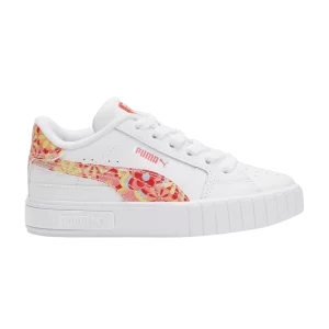 Puma Cali Star Little Kid 'Flower Child' Baskets Blanc/Terre chaude 393511 01