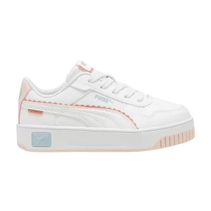 Puma Carina Street Little Kid 'Off Side' Baskets Blanc/Île Rose/Rosée Frosty 397979 01